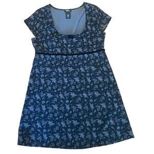 Thorn and Fable black fairy rose babydoll dress, tattoo, 90's, grunge, size xl